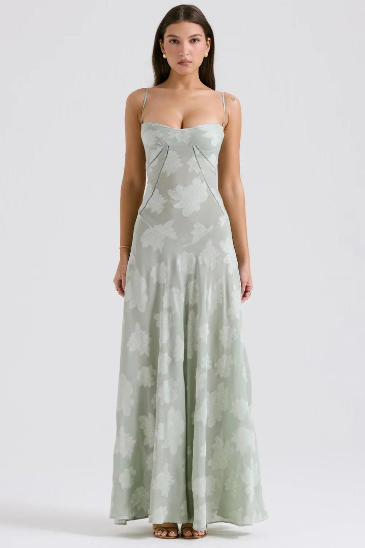 Women's Open Back Summer Maxi Dress