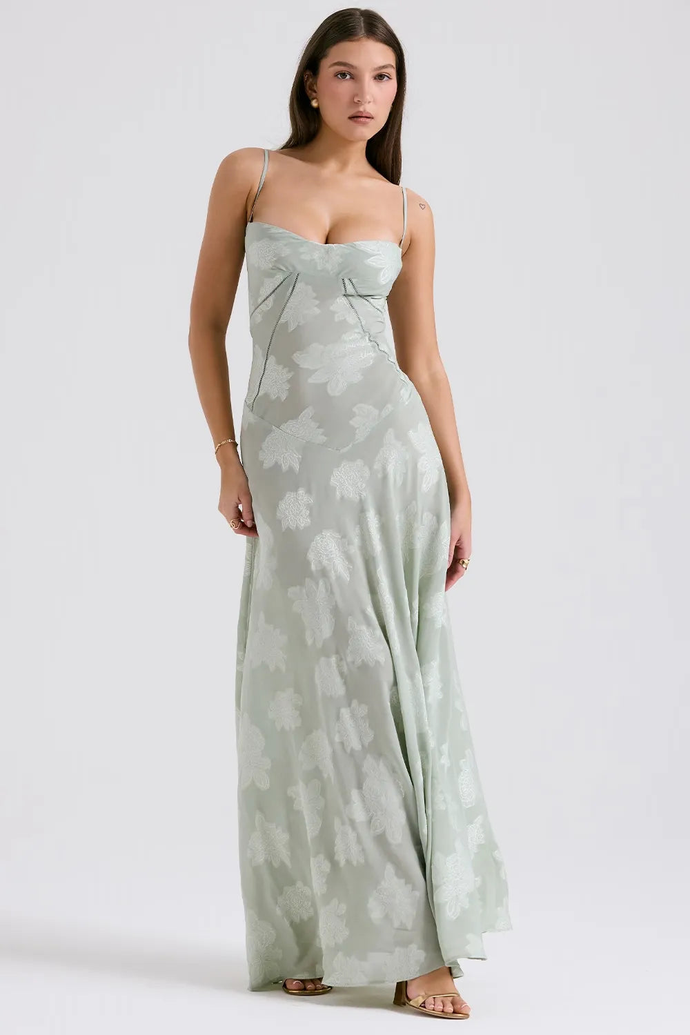 Women's Open Back Summer Maxi Dress