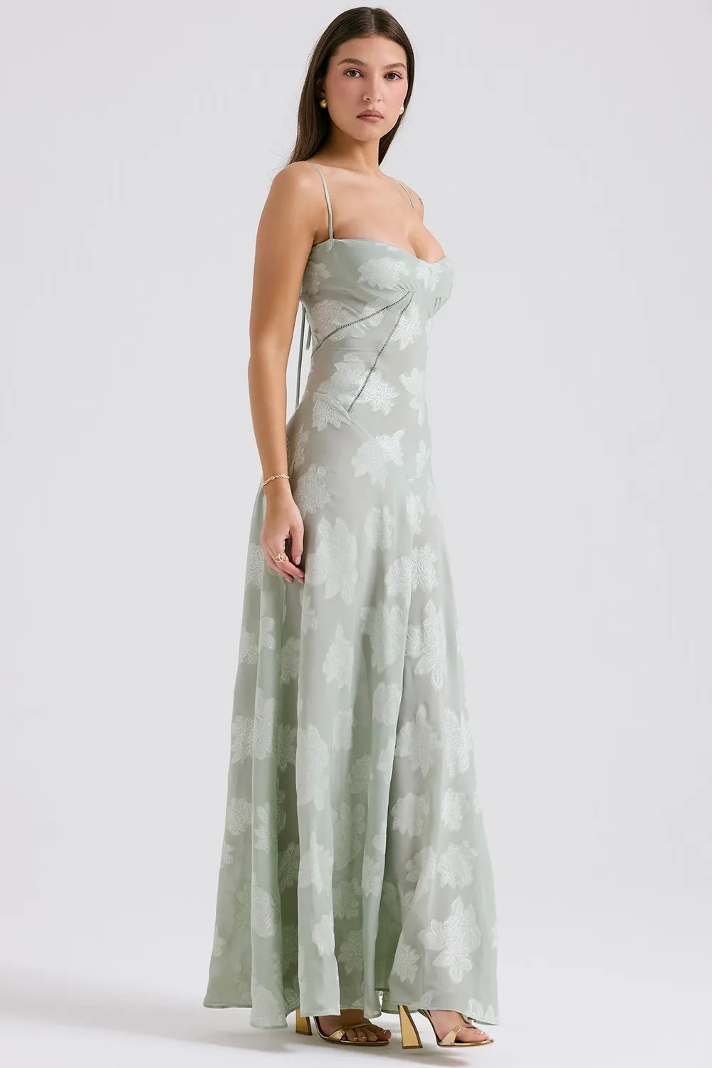 Women's Open Back Summer Maxi Dress