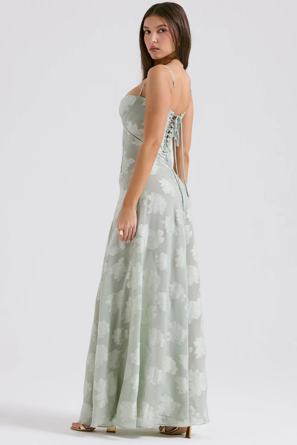 Women's Open Back Summer Maxi Dress