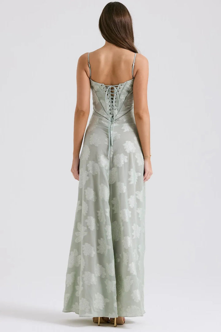 Women's Open Back Summer Maxi Dress