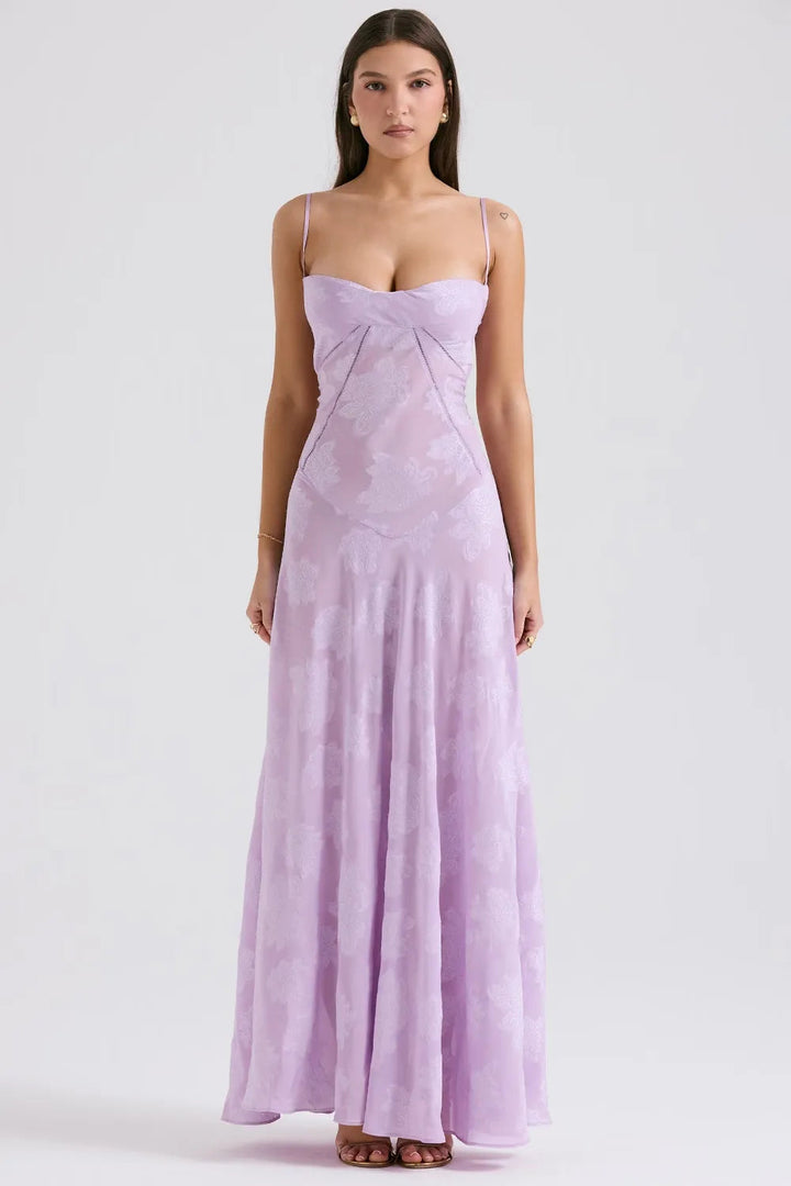 Women's Open Back Summer Maxi Dress