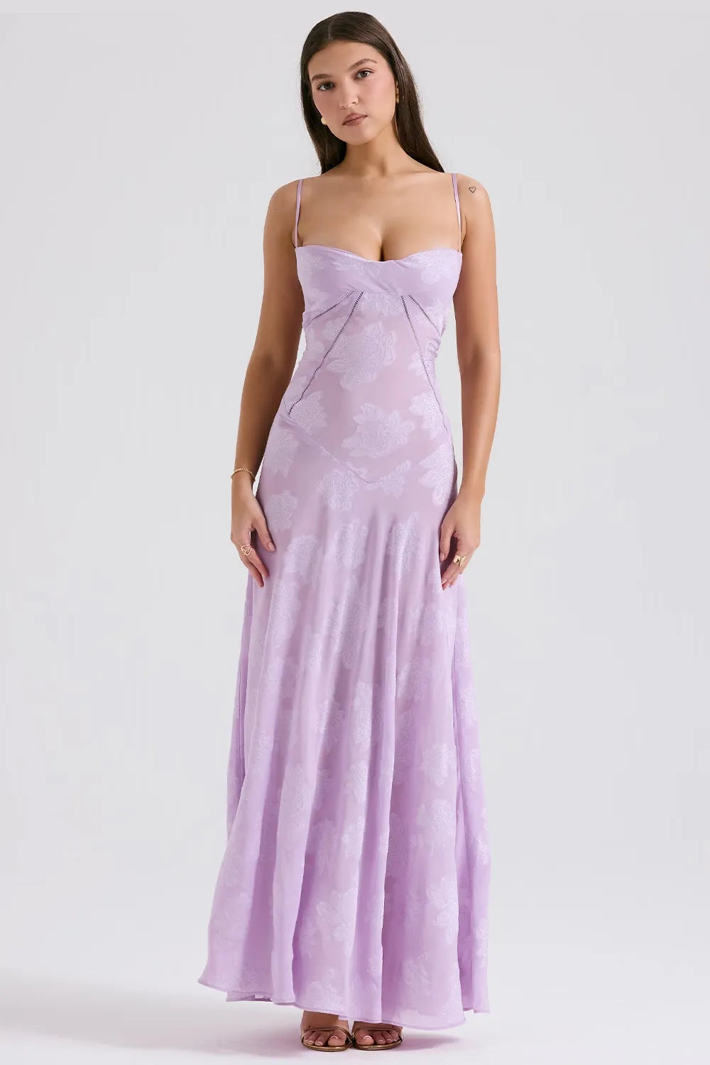 Women's Open Back Summer Maxi Dress