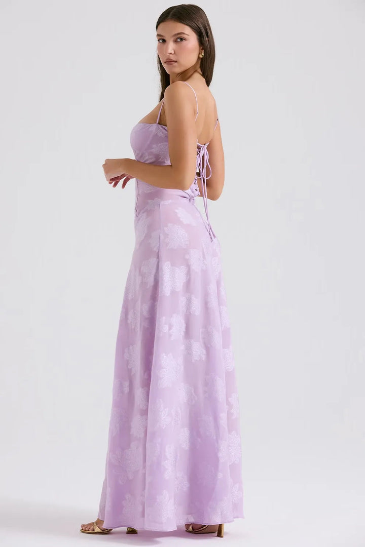 Women's Open Back Summer Maxi Dress