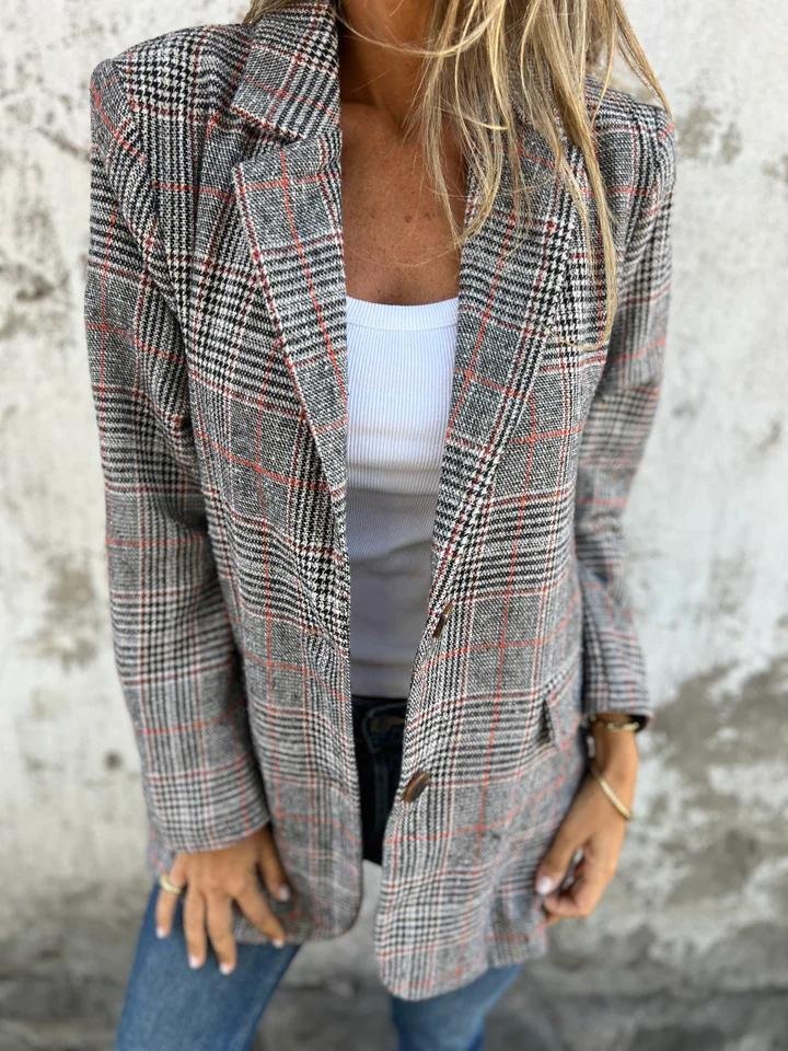 Women's Classic Checked Blazer