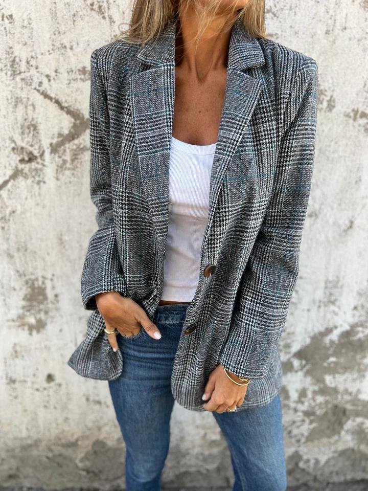 Women's Classic Checked Blazer