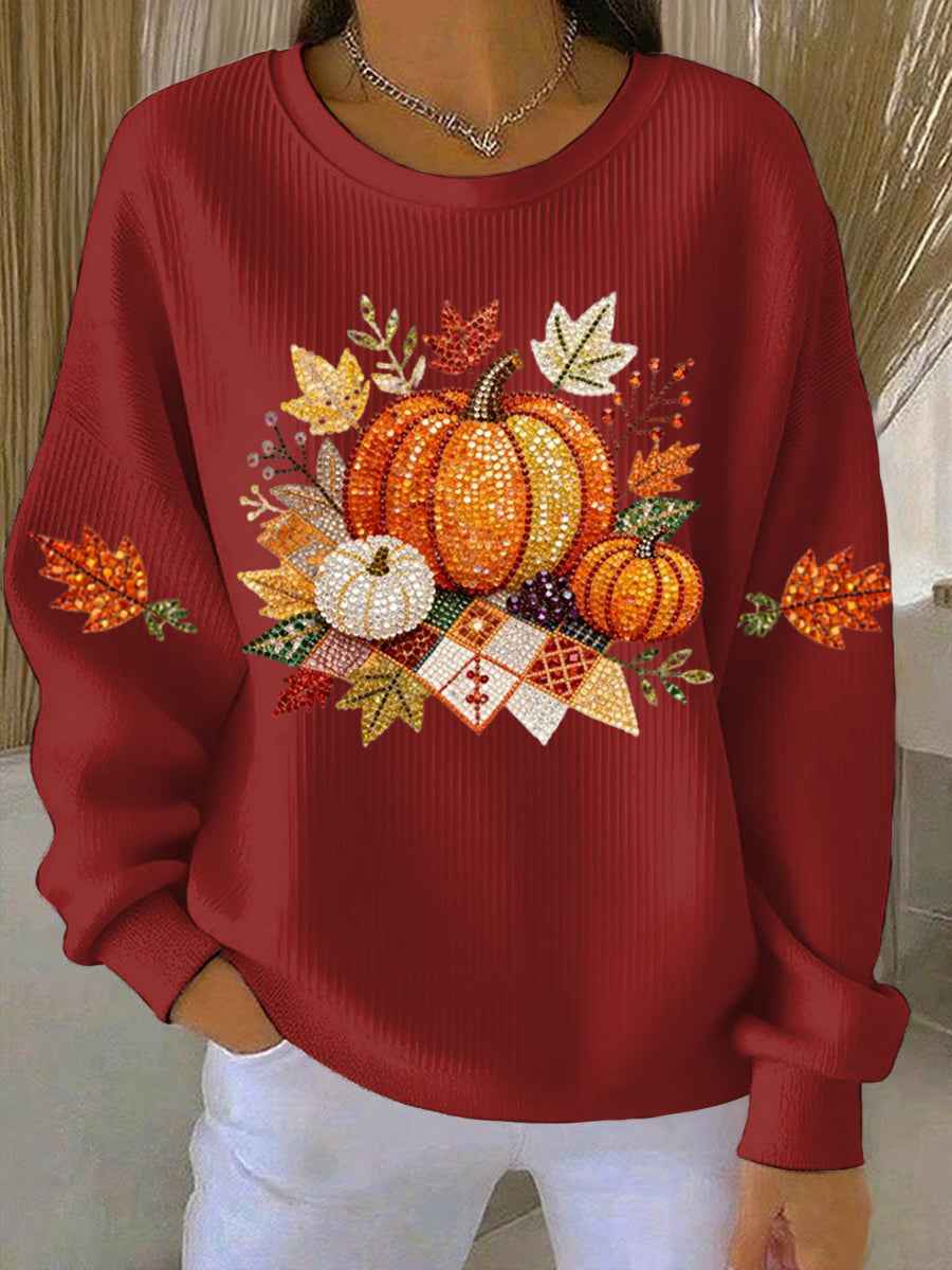 Women's Pumpkin Graphic Sweatshirt