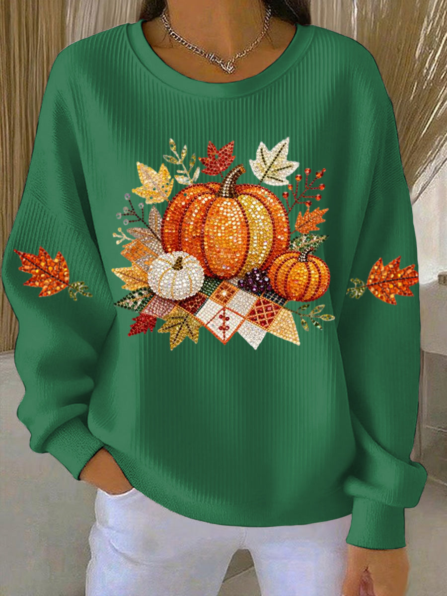 Women's Pumpkin Graphic Sweatshirt