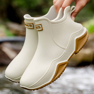 Women's Slip-On Round Toe Ankle Boots
