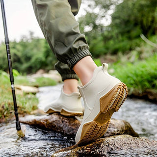 Women's Slip-On Round Toe Ankle Boots