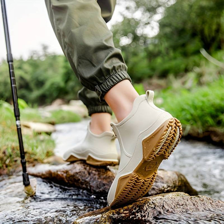 Women's Slip-On Round Toe Ankle Boots