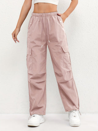 Women's Cargo Pocket Drawstring Pants