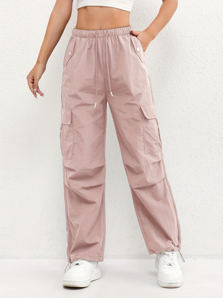Women's Cargo Pocket Drawstring Pants