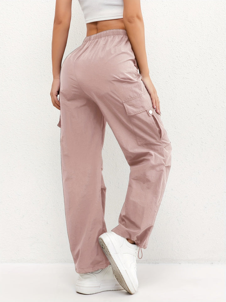 Women's Cargo Pocket Drawstring Pants