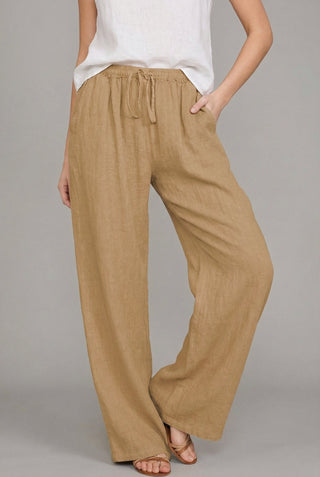 Women's Relaxed Linen Summer Trousers