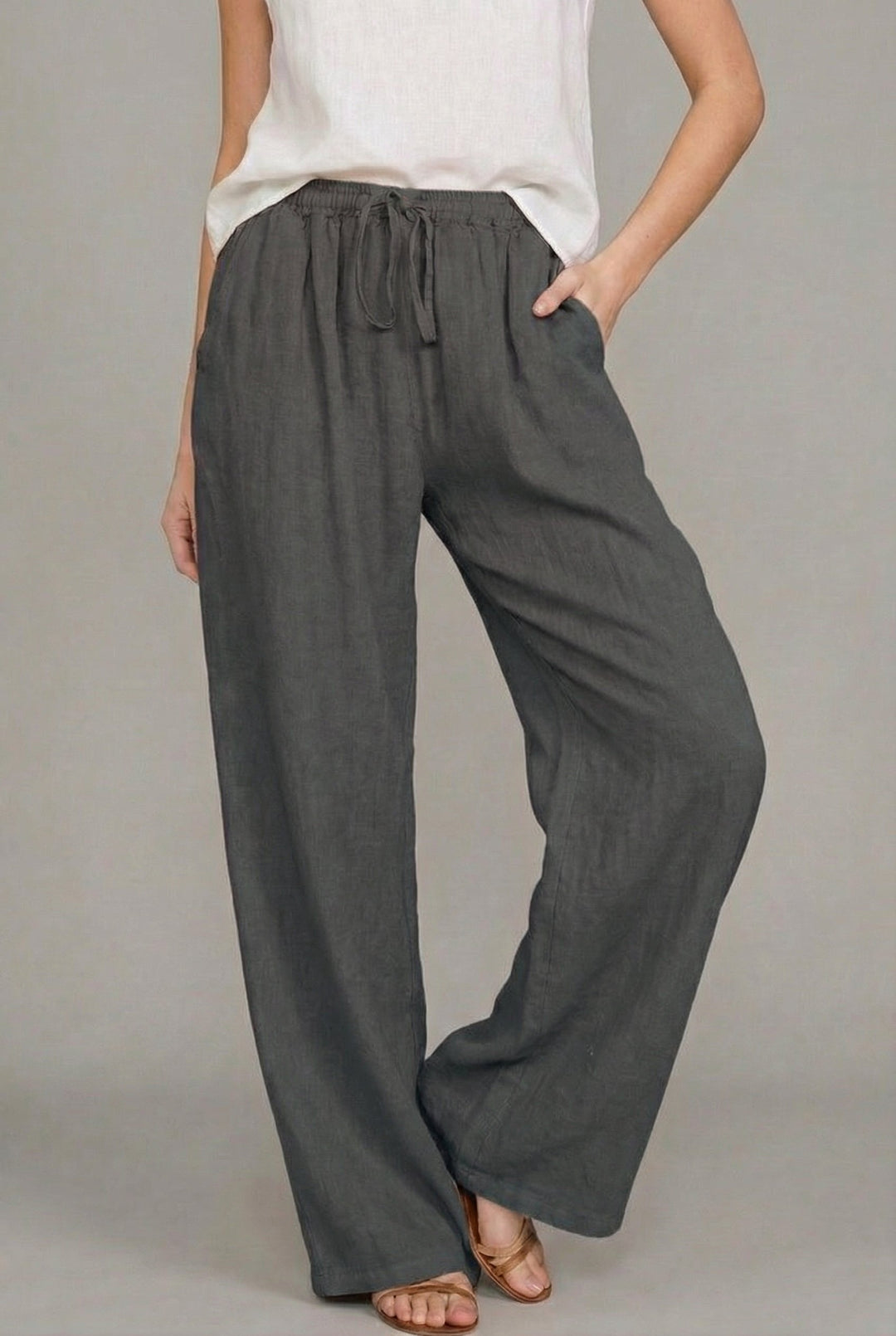 Women's Relaxed Linen Summer Trousers