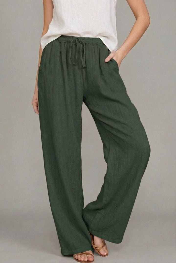 Women's Relaxed Linen Summer Trousers